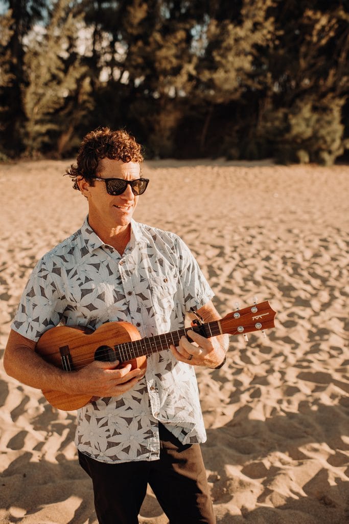 musician playing ukulele
