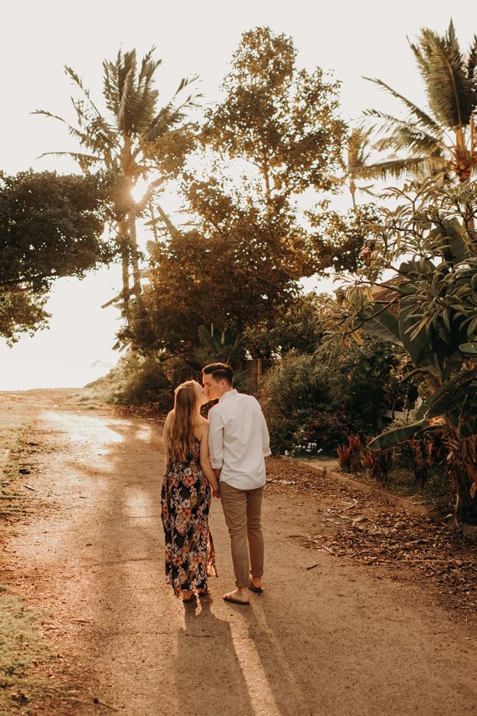 Kalie + Jake's engagement photos in Maui
