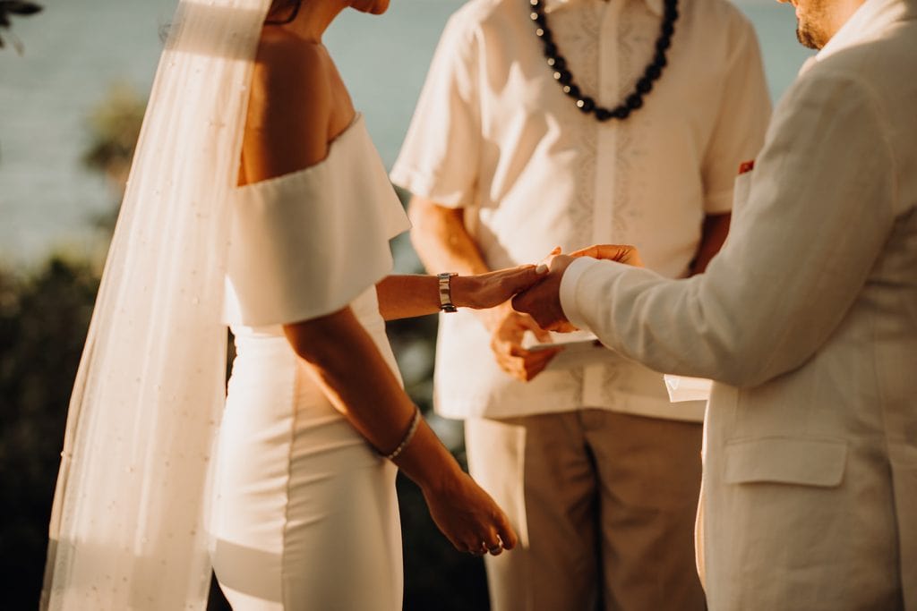 Andaz Maui micro wedding
